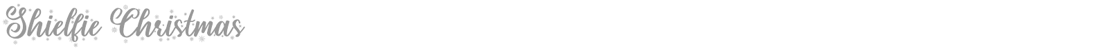 Shielfie font preview
